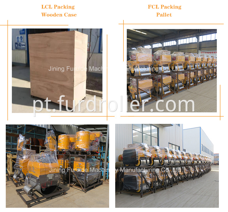 road roller packing